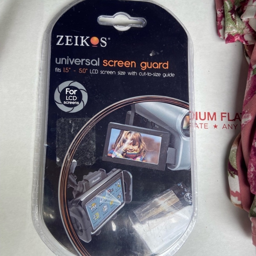 - Zeikos Universal Screen Guard Fits 1.5 to 5.0 with Cut to Size